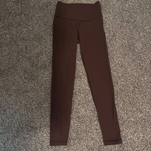 Aerie Offline Xtra Hold Up Leggings Size Small, brown
